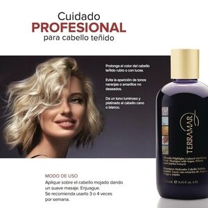 Terramar Purple Hair Shampoo for Color-Treated Hair